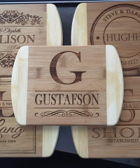Personalized Bamboo Cutting Board 11X14 – SEVERAL STYLES