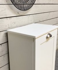 Alternative view of Sinclair Laundry Storage Center in White, Single