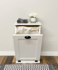 Sinclair Laundry Storage Center in White, Single