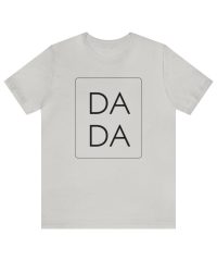 DADA Unisex Jersey Short Sleeve Tee, Black Font