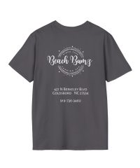 Beach Bumz Logo Unisex Softstyle T-Shirt, White Font