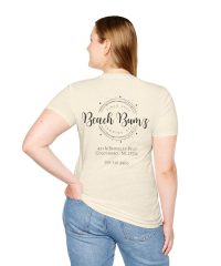 Beach Bumz Logo Unisex Softstyle T-Shirt, Black Font